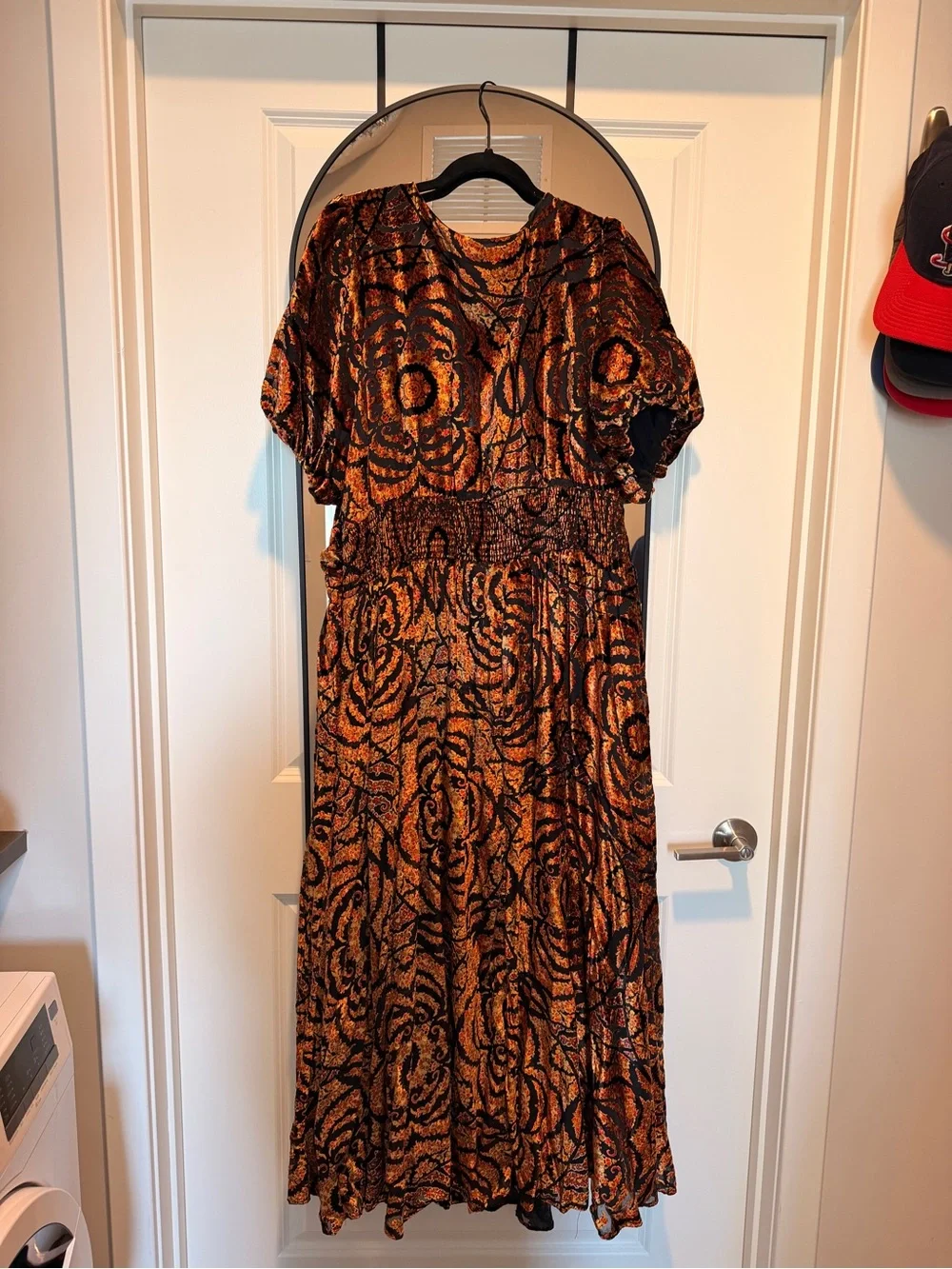 Anthropologie Catalina Burnout Velvet Dress - Picture 5 of 7